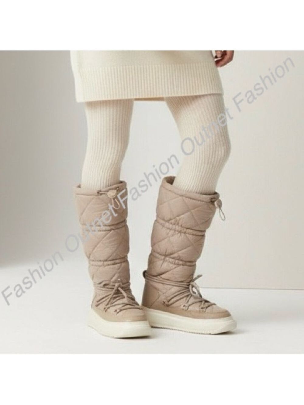 New Pajar Gravita tall puffy quilted snow boots  Sz 7 Après-Ski, Quiet Luxury